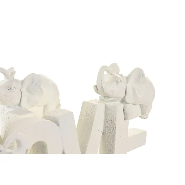 Dekoratīvās figūriņas Home ESPRIT Balts Austrumniecisks 25 X 5 X 13 CM (2 gb.)
