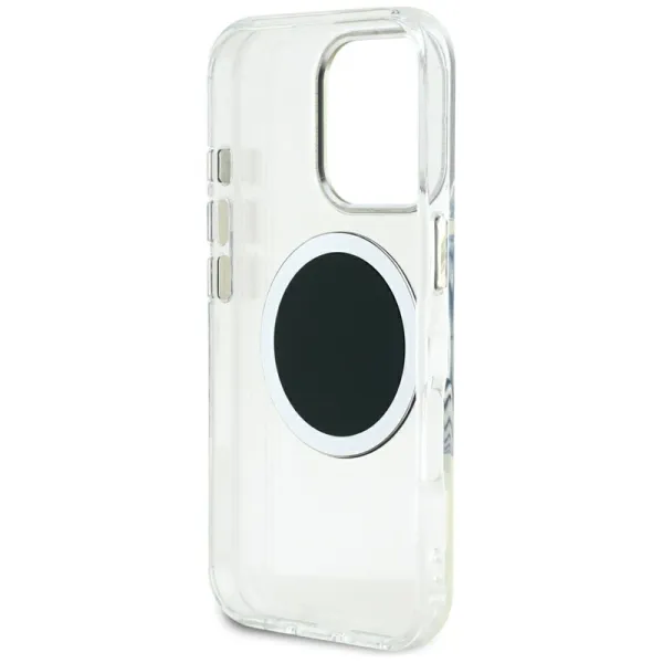 Guess IML Metal Colored Circle Classic Logo MagSafe - Case for iPhone 16 Pro Max (black)