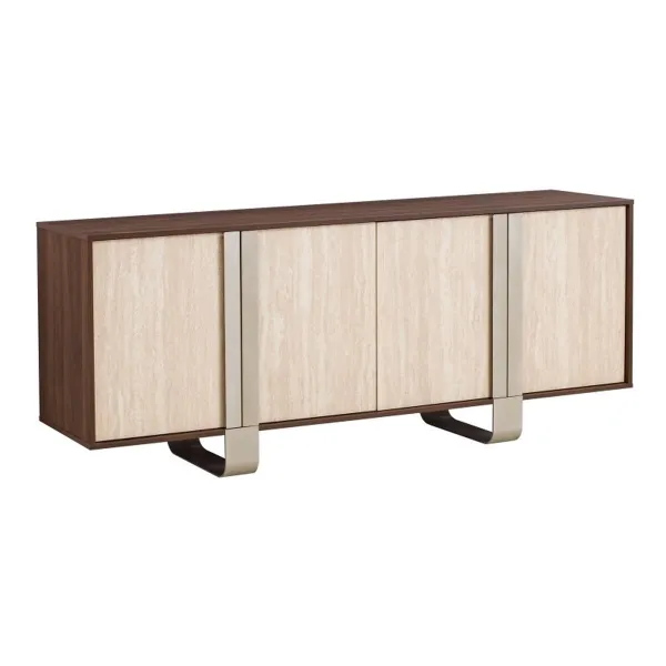 Bufete Home ESPRIT Metāls Koks MDF