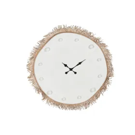 Seinäkello Home ESPRIT Valkoinen Kuitu Puu MDF Scandi 85 X 7 X 85 CM