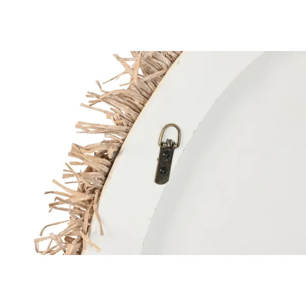 Wall Clock Home ESPRIT White Fibre MDF Wood Scandi 85 X 7 X 85 CM