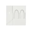 Настенный декор Home ESPRIT Белый Scandi 80 x 6,5 x 80 cm