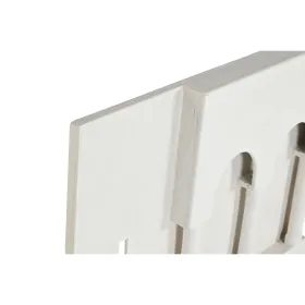 Sienu dekors Home ESPRIT Balts Scandi 80 x 6,5 x 80 cm