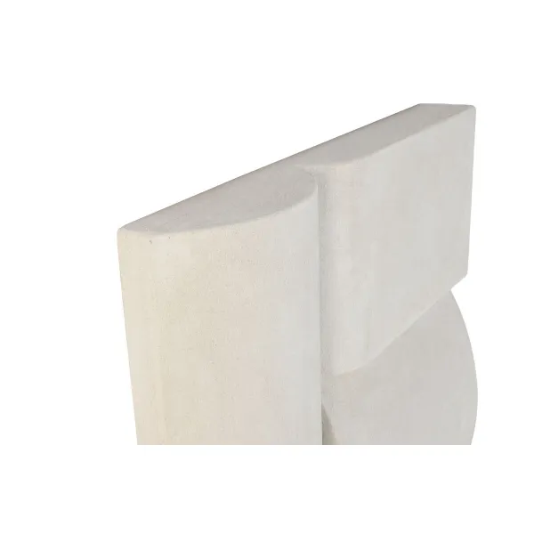 Sienu dekors Home ESPRIT Balts Abstrakts Scandi 80 X 12 X 120 CM