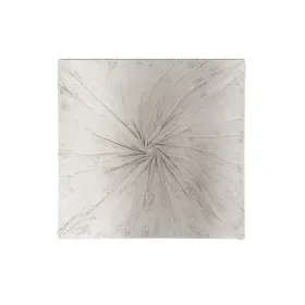 Sienu dekors Home ESPRIT Balts Abstrakts Scandi 80 x 6 x 80 cm
