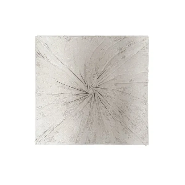 Sienu dekors Home ESPRIT Balts Abstrakts Scandi 80 x 6 x 80 cm