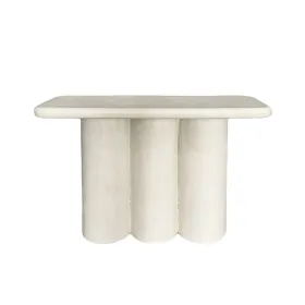 Side table Home ESPRIT White 120 x 38 x 80 cm