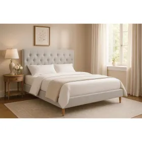 Sänky Home ESPRIT Beige 170 X 219 X 104 CM