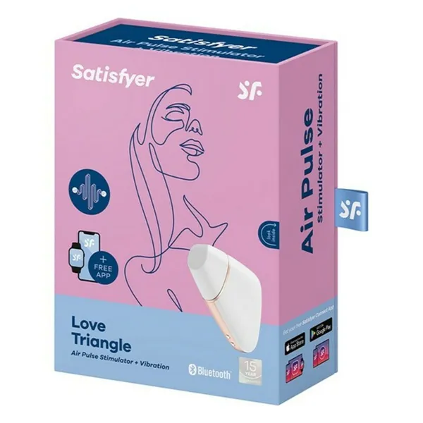 Clitoris Suction Stimulator Satisfyer Love triangle White