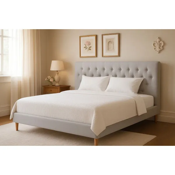 Sänky Home ESPRIT Beige 170 X 219 X 104 CM