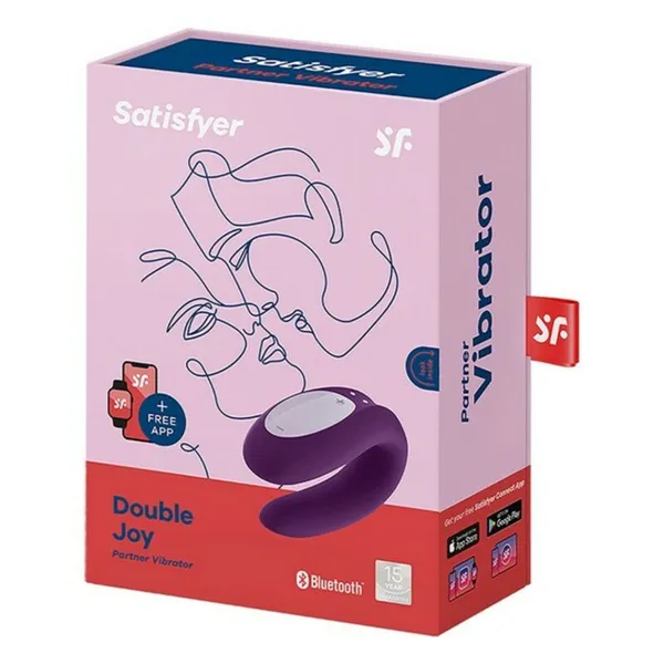 Dual Stimulation Vibe Satisfyer Double Joy Violet