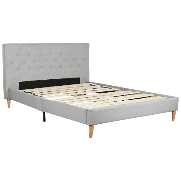 кровать Home ESPRIT Светло-серый 170 X 219 X 104 CM