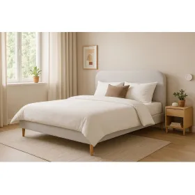 Sänky Home ESPRIT Beige 170 X 219 X 104 CM