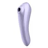 Clitoris Suction Stimulator Satisfyer Dual Pleasure Purple