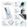 Speck Presidio Perfect-Clear Magnet - Case for Samsung Galaxy S25 / S24 MagSafe (Clear / Chrome Finish / Serene Silver)