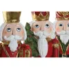 Joulukuusenpallo Home ESPRIT Monivärinen Pähkinänsärkijä 14 x 13 x 48 cm (3 osaa)