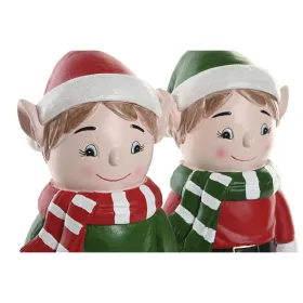 Новогоднее украшение Home ESPRIT Разноцветный Эльф 15 X 13 X 32 cm (2 штук)
