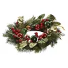Ziemassvētku vainags Home ESPRIT Sarkans Zaļš PVC 50 x 15 x 50 cm