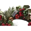 Рождественский венок Home ESPRIT Красный Зеленый PVC 50 x 15 x 50 cm