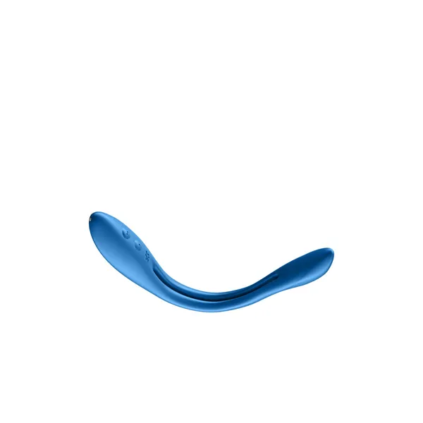 Cock Ring Satisfyer Elastic Game Blue