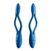 Cock Ring Satisfyer Elastic Game Blue