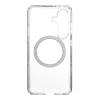 Speck Presidio Perfect-Clear Magnet - Case for Samsung Galaxy S25 / S24 MagSafe (Clear / Chrome Finish / Serene Silver)