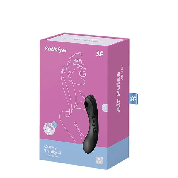 Dual Stimulation Vibe Satisfyer CURVY TRINITY 4 Black