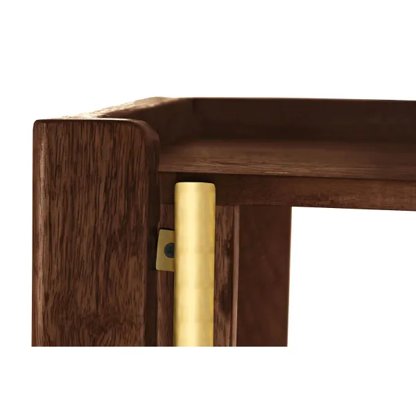 Shelves Home ESPRIT Fibre Mango wood 100 x 40 x 180 cm