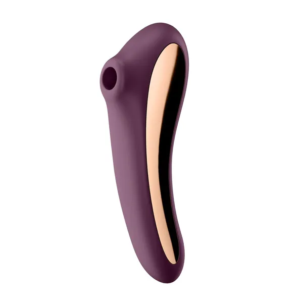 Clitoris Suction Stimulator Satisfyer Dual Kiss Purple