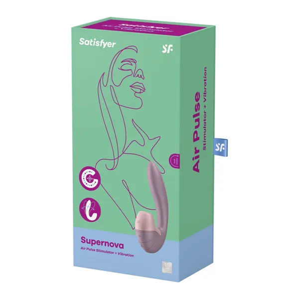 Dual Stimulation Vibe  Supernova Insertable Satisfyer Supernova Hot Pink