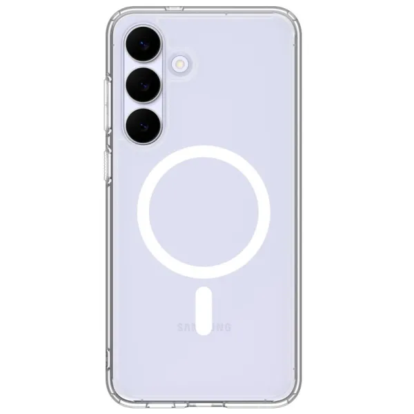 Spigen Ultra Hybrid Mag MagSafe - Case for Samsung Galaxy S25 FE (Clear/White)