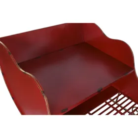 Kelkka Home ESPRIT Punainen Kullattu 220 X 100 X 110 CM