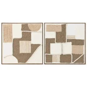 Картина Home ESPRIT Джут бумага 60 X 3,6 X 60 CM (2 штук)
