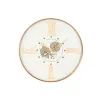 Настенное часы Home ESPRIT Белый Позолоченный Металл Стеклянный город 80 x 8 x 80 cm