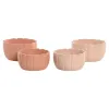 Kabantis šviestuvas Home ESPRIT Degtas molis Šviesiai rožinis Cementas Shabby Chic 18 x 18 x 10 cm (2 Dalys) (2 vnt.)