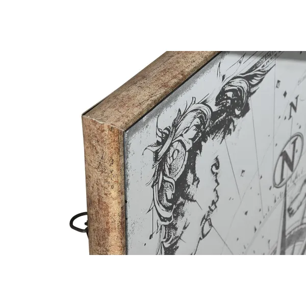 Настенное зеркало Home ESPRIT Чёрный Позолоченный Vintage 60 x 4 x 90 cm