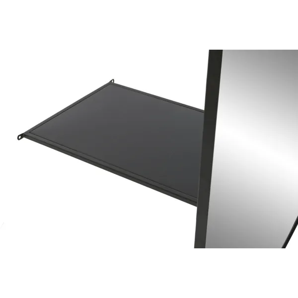 Длинное зеркало Home ESPRIT Чёрный Стеклянный Железо 61 X 53,5 X 190 CM