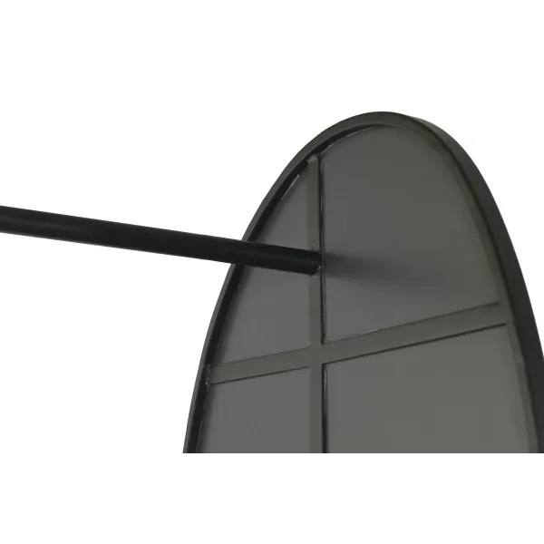 Длинное зеркало Home ESPRIT Чёрный Стеклянный Железо 61 X 53,5 X 190 CM