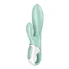 Dual Stimulation Vibe Satisfyer Air Pump Bunny 5 Green