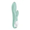 Dual Stimulation Vibe Satisfyer Air Pump Bunny 5 Green