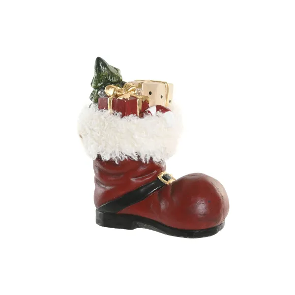 Ziemassvētku Nieciņš Home ESPRIT Balts Sarkans Zaļš Bronza Zābaki 29 X 16,5 X 33,5 CM