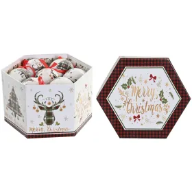 Ёлочные шарики Home ESPRIT Разноцветный PVC (14 Piese)