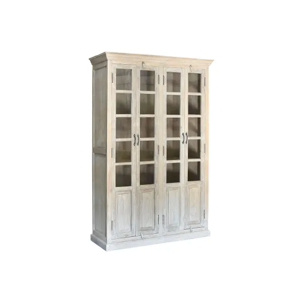 Display Stand Home ESPRIT White Mango wood 135 x 50 x 210 cm