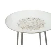 Side table Home ESPRIT White Golden 48 x 48 x 66 cm