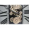 Sieninis laikrodis Home ESPRIT Rusvai gelsva Auksinis Stiklas Geležis Glam 43 X 8,5 X 63 CM