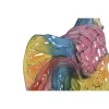 Sienu dekors Home ESPRIT Daudzkrāsains Zilonis Moderns 61,5 X 20 X 67 CM