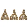 Decorative Figure Home ESPRIT Golden 20,5 X 13 X 25 CM (3 Units)