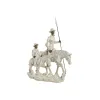 Декоративная фигура Home ESPRIT Белый Позолоченный 28,5 X 13 X 33 CM