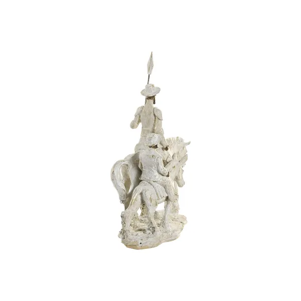 Декоративная фигура Home ESPRIT Белый Позолоченный 28,5 X 13 X 33 CM
