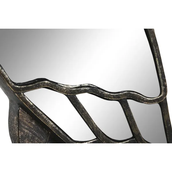 Sienu dekors Home ESPRIT Bronza Moderns Papagailis 18,5 X 5,5 X 49,5 CM